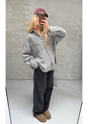 Hoxcity skjorte Misty Check American Vintage 